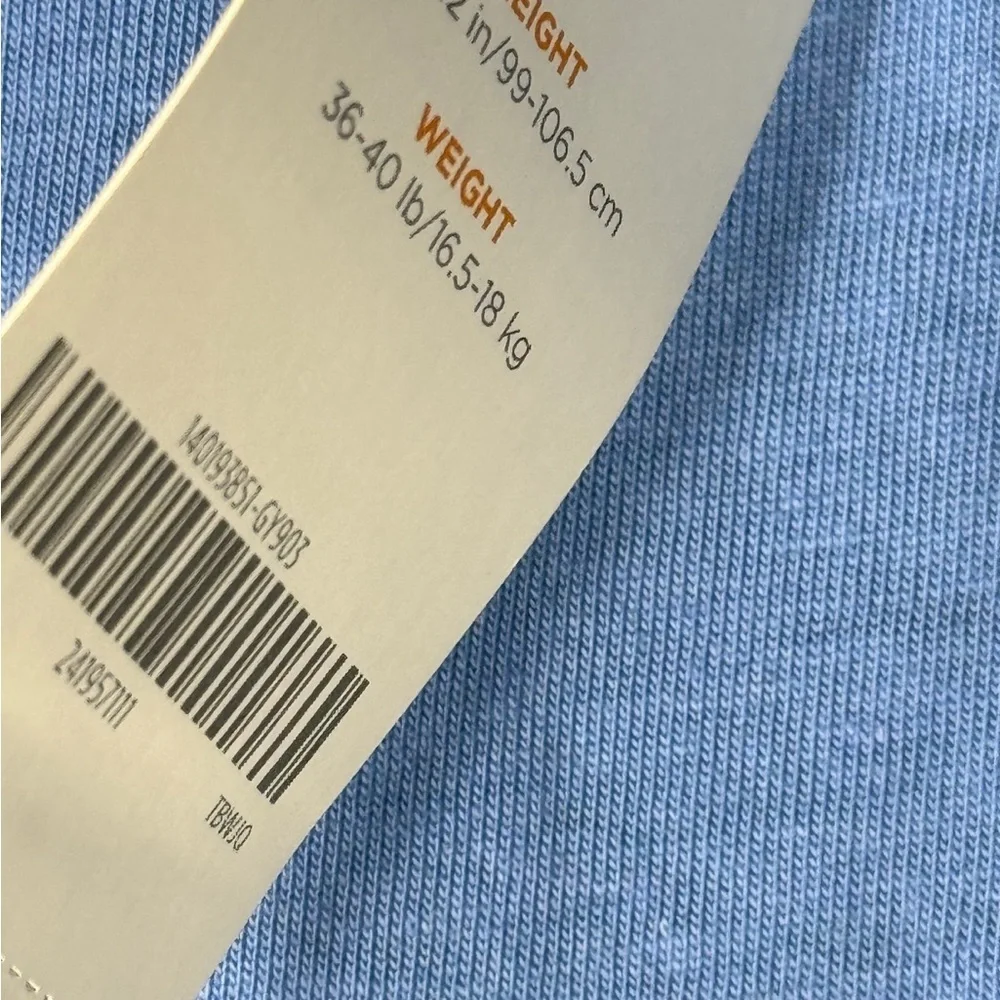 Gymboree Girls Blue Ruffle Sleeve Tee Top Size 4/5 NWT Flutter Sleeve Cotton